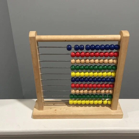 MELISSA & DOUG wooden Abacus math learning tool - Picture 6 of 7